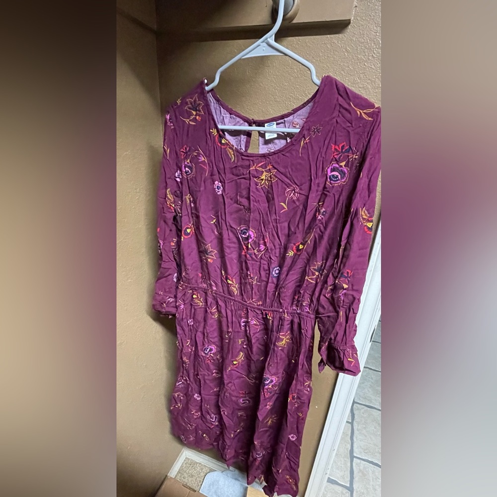 Old Navy Purple Fall Dress